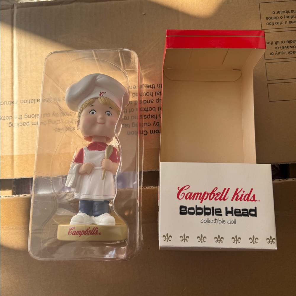 Campbell Kids Bobble Head Collectible Doll